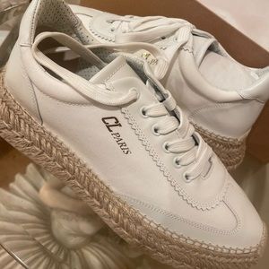 Christian Louboutin espasneakers calf/toile